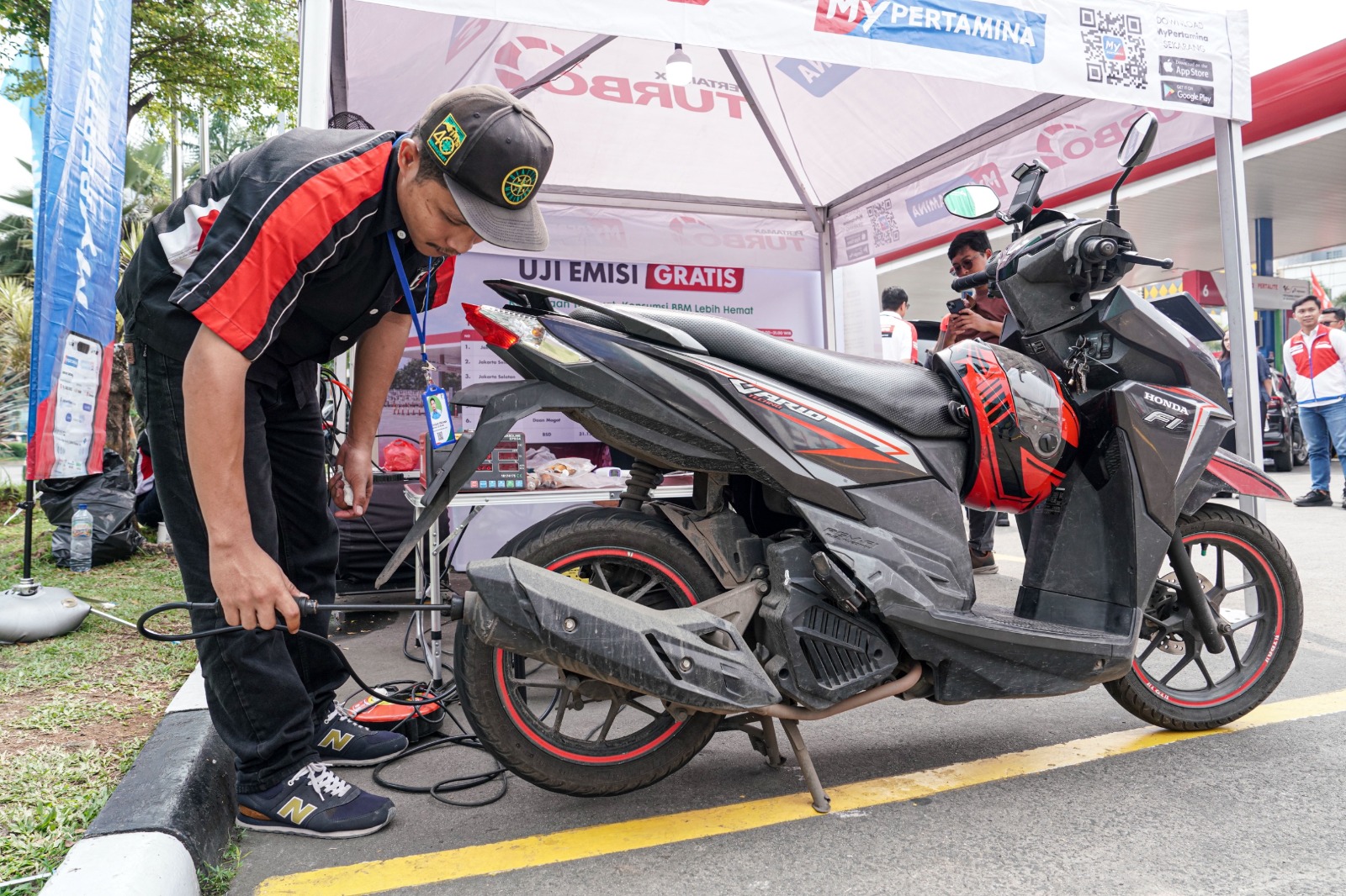 Pertamina Sediakan Uji Emisi Gratis di 14 SPBU, Target 7.000 Kendaraan